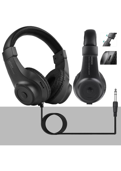 Rs-20 Stereo Kulaklık 50MM Sürücü 32 Ohm Çok Amaçlı Stüdyo Referans Dinleme Dj