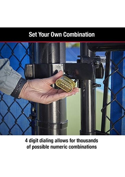 Lock 175LH Kendi Şifreli Kilidiniz Pirinç Kaplama 5,4 cm Askı fiyatları