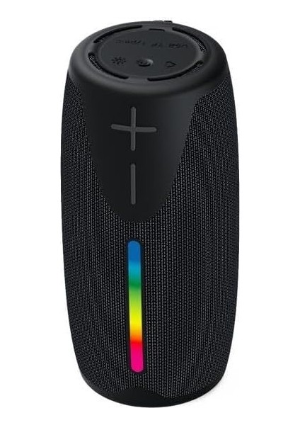 8W 2000 Mah Taşınabilir Bluetooth Hoparlör Siyah BTS-180