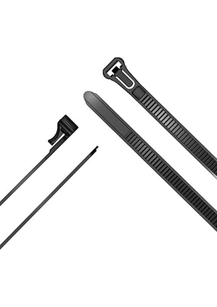 - Tekrar Kapatılabilir 3'lü Kablo Bağı Paketi (100, 150, 200MM x 7,4 Mm) (Çıkarılabilir/yeniden Kullanılabilir Çok Kullanımlık Kablo Bağları, 3X40 Parça, Naylon Esnek, Siyah) modelleri