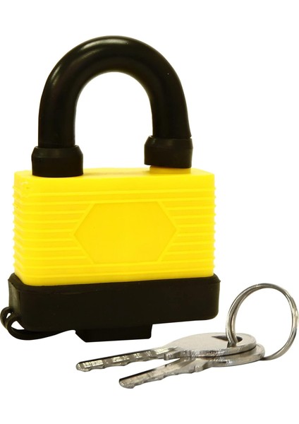 66514 Weatherproof Padlock, Black, 50 mm