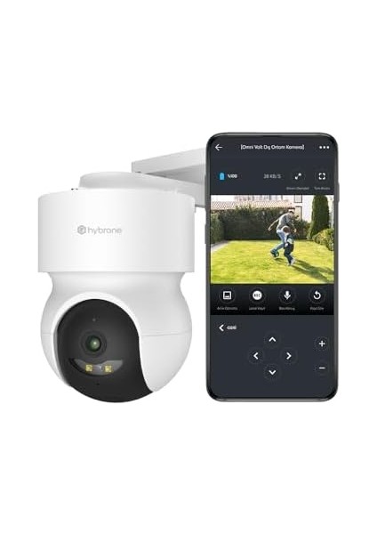 Omni Volt Dış Ortam Wi-Fi Akıllı Kamera, Renkli Gece Görüşü, 360 Derece Görüntüleme, Insan Algılama, Çift Yönlü Sesli Görüşme, Siren modelleri