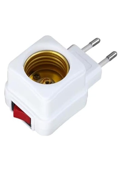 Fişli Açma Kapama Anahtarlı Prize Takılan E27 Ampul Duy, Gece Lambası fiyatları