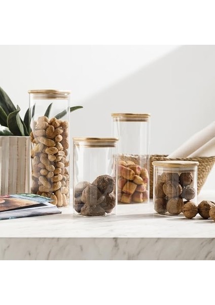 Concept Borosilikat Kare Kavanoz 1100 ml modelleri