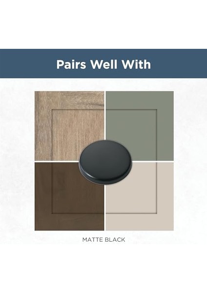 Brass Yatay Kefalet Dolabı Çekme, Siyah, 3 Inç Merkezden Merkeze Çekmece Kolu, 5 Paket, P62076-FB-C1 fiyatları