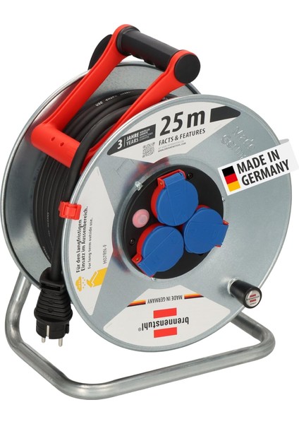 Brobusta IP44 Eksport Prof. Makaralı Kablo 25 Metre