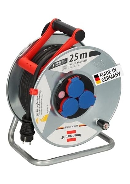 Brobusta IP44 Eksport Prof. Makaralı Kablo 25 Metre fiyatları