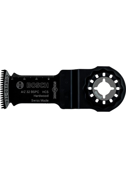Professional Accessories Tauchsaegeblatt (Sert Ahşap Için Çok Işlevli Starlock) Hsc Aiz 32 Bspc