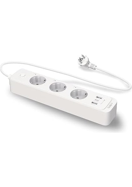 Tapo P300, 1.5m, 3'lü Akıllı Wi-Fi Priz, 18 W Hızlı Şarj, Uzaktan Kontrol, Kolay Kurulum ve Kullanım, Amazon Alexa, Google Home ve Homekit Desteği modelleri