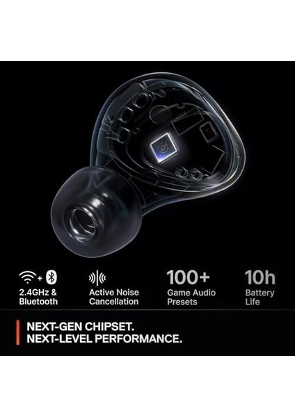 Arctis Gamebuds Xbox Için - Kablosuz Kulak Içi Oyun Kulaklığı - 2,4 Ghz + Bt 5.3 - Anc/şeffaflık Modu - Suya Dayanıklı IP55 - 40H Pil - Kablosuz Şarj - Xbox, Ps5, Pc, Switch, Mobil modelleri