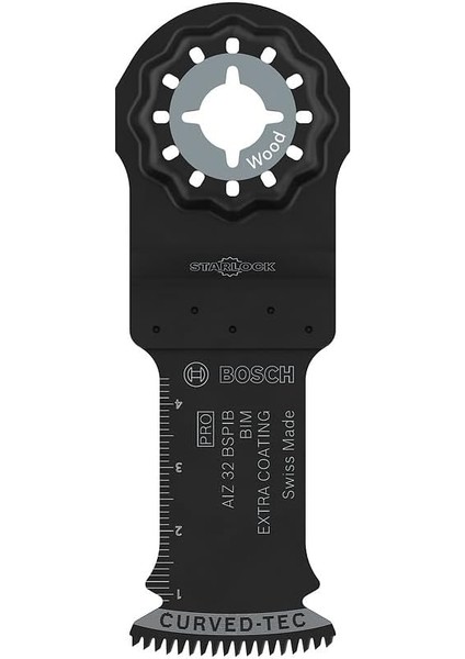 1x Pro Aız 32 Bspıb Daldırmalı Kesim Testere Bıçağı (Sert Ahşap, Plastik Kaplı Levhalar, Genişlik 32 Mm, Professional Aksesuar Çok Fonksiyonlu Makine)