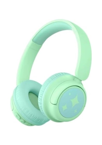Güvenli Ses Sınırlı 60 Saat Oynatma Süreli Bluetooth Çocuk Kulaklığı Yeşil fiyatları