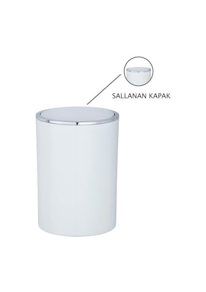 Çöp Kovası Beyaz (Inca Model) 25.5 x 18.5 cm fiyatları