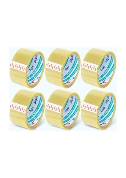 45 mm x 40 mt Şeffaf Koli Bandı Akrilik 6 Adet fiyatları