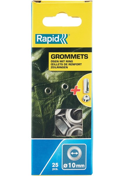 Kuşgözü 2 Parça Dlk Halka 10 mm 25 Adet