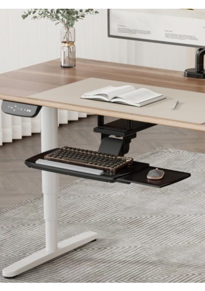 Masa Altı Çekilebilir Ayarlanabilir Klavye Rafı modelleri