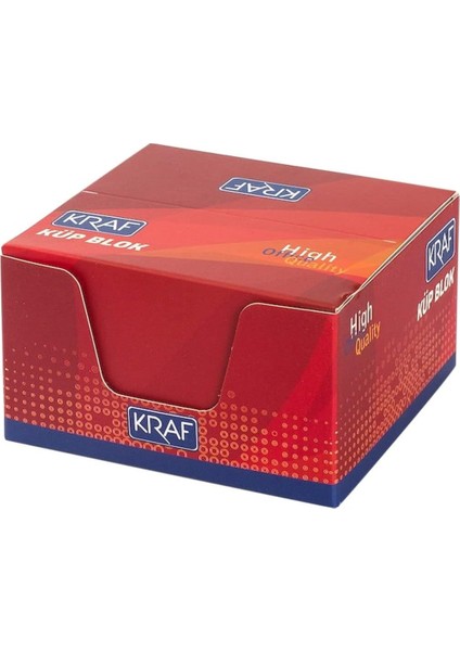 Küp Blok Ivory 8x8 cm 115G (Göz Yormayan)