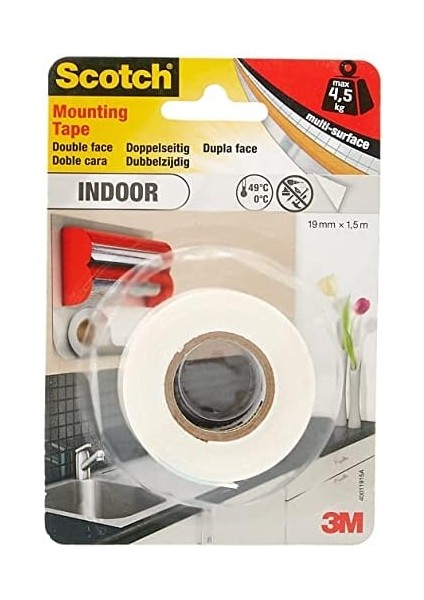 Fix Iç Montaj Bandı 4496G-1915-P, 19 mm x 1,5 M, 1 Rulo/paket (Ambalaj Farklı Olabilir) modelleri