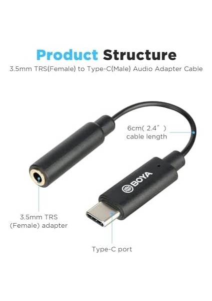 By-K4 Android Type-C 3.5mm Ses Çevirici modelleri