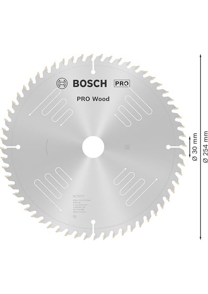 Daire Testere Bıçağı, Gri, 254X30X3.2 Mm, 1 Adet modelleri