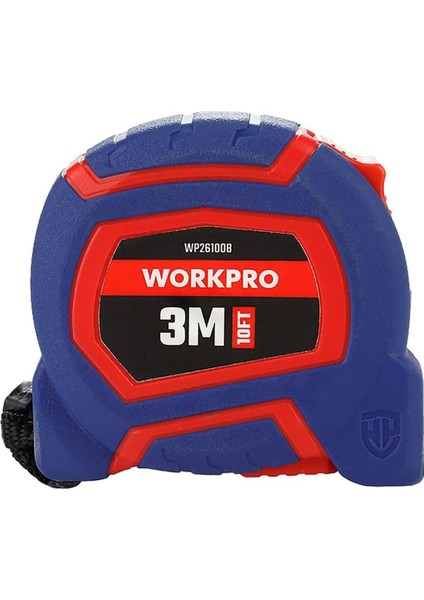 WP261008 3MX16MM/10FT. Naylon Kaplama Sarı Çelik Şerit Metre