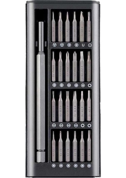 Parça Tornavida Seti Profesyonel Çok Amaçlı Özel Tasarım Kutulu