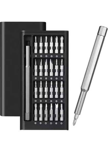 Seti 25 Parça Çelik Uç Hassas Mıknatıslı Tornavida Özel Tasarım Dağılmaz Kutulu fiyatları