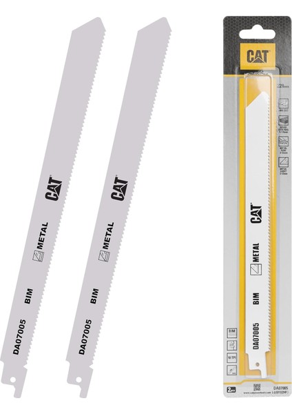 DA07005 228MM Profesyonel Metal/çivili Ahşap Kesme Tilki Kuyruğu Testere Ucu 2 Parça