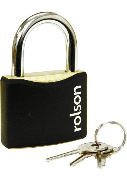 66409 60 mm Black Iron Padlock