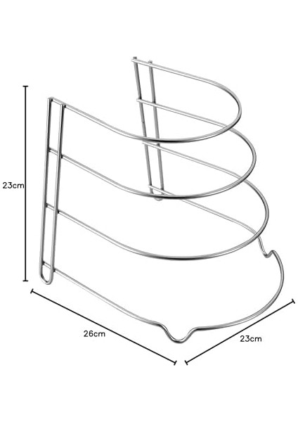 Canyon-4 Katlı Tava Rafı Polytherm Kaplama Gri fiyatları