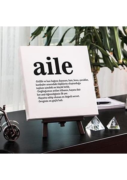 Kelime Anlamlı Kanvas Tablo modelleri