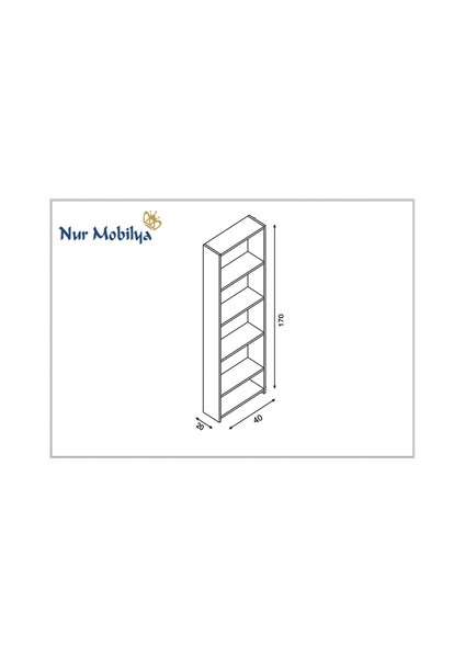 Ece 5 Raflı Kitaplık Atlantik Çam Beyaz modelleri