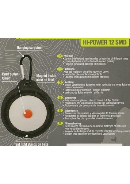 Çok Amaçlı Çadır Işığı 30 Lümen White modelleri