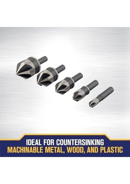 1877793 Konik Havşa Ucu Seti, Metal Için, 5 Parça fiyatları