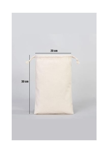 Patates, Soğan ve Sarmısak Saklama Torbası, 3'lü Set, Ham Bez Kumaş, Çekme Ipli fiyatları