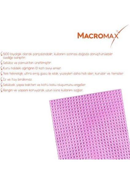 Ultra Sünger Bez 3'lü Paket, Ağırlığının 10 Katı Su Emen Yüksek Performanslı Mutfak Bezi fiyatları