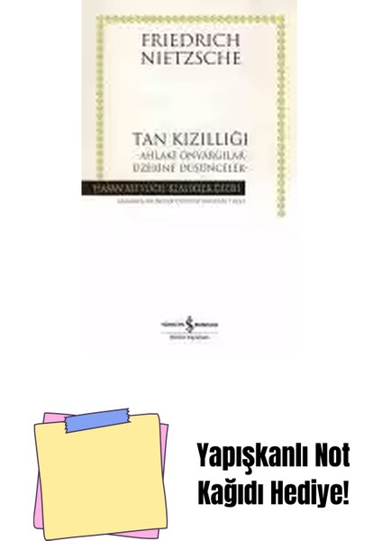 Tan Kızıllığı –ahlaki Önyargılar Üzerine Düşünceler- + Yapışkanlı Not Kağıdı