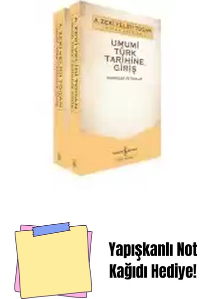 Umumi Türk Tarihine Giriş 2 Cilt + Yapışkanlı Not Kağıdı