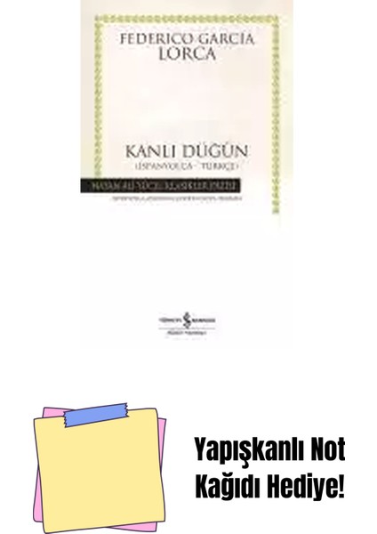 Kanlı Düğün (Ispanyolca-Türkçe) + Yapışkanlı Not Kağıdı