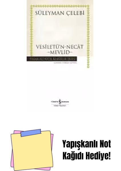 Vesîlet’ün Necât – Mevlid + Yapışkanlı Not Kağıdı