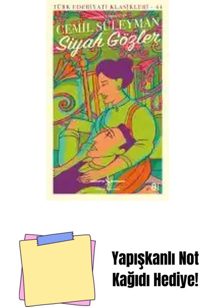 Siyah Gözler + Yapışkanlı Not Kağıdı