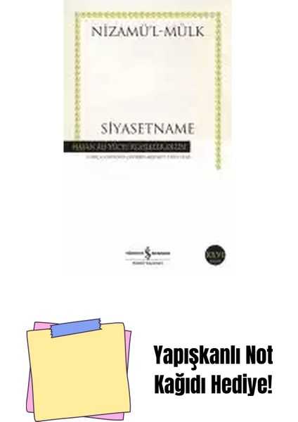 Siyasetname + Yapışkanlı Not Kağıdı