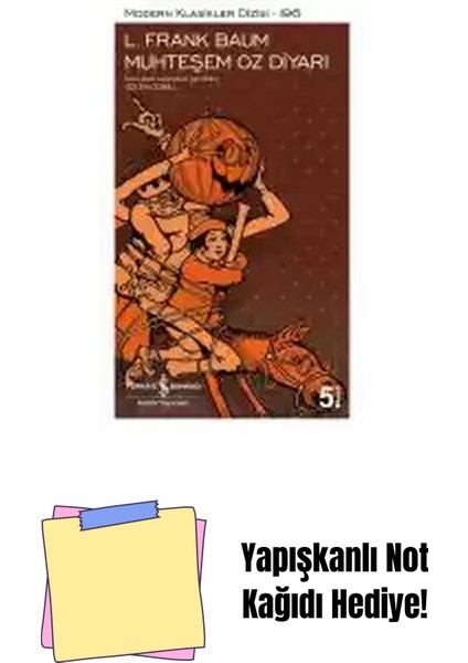 Muhteşem Oz Diyarı + Yapışkanlı Not Kağıdı