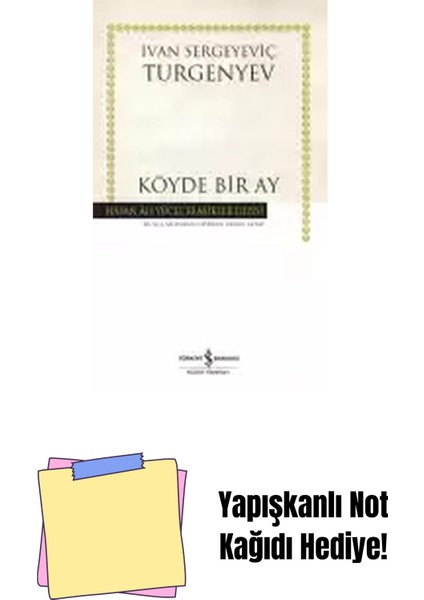 Köyde Bir Ay + Yapışkanlı Not Kağıdı