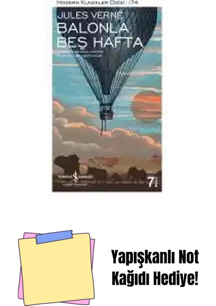 Balonla Beş Hafta + Yapışkanlı Not Kağıdı