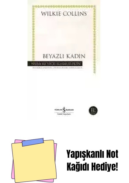 Beyazlı Kadın + Yapışkanlı Not Kağıdı