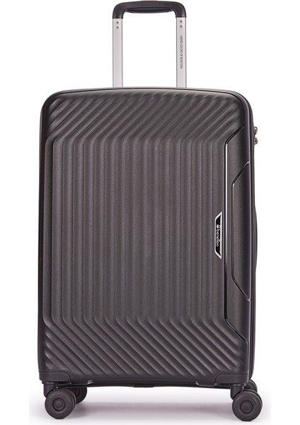 Benetton 2'li Set Orta ve Kabin Boy %100 Polipropilen Valiz Siyah 14BNT8001 fiyatları