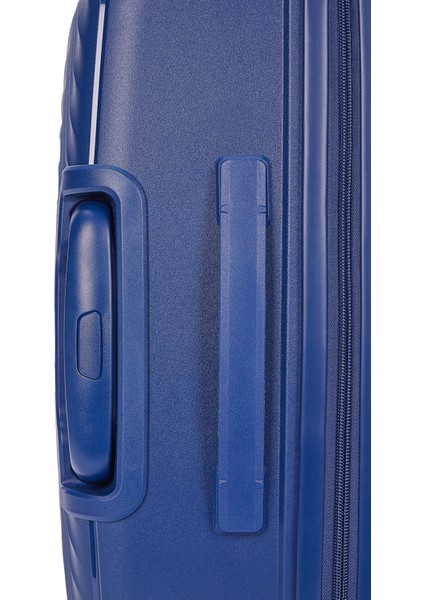 Benetton Kabin Boy %100 Polipropilen Valiz Koyu Mavi 14BNT8001