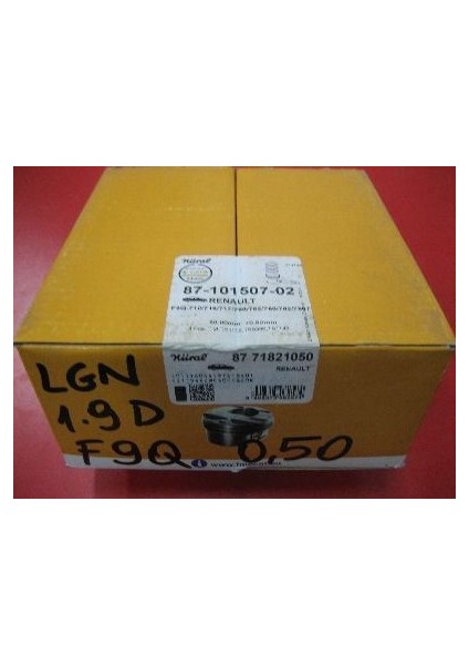GOET8771821050000G - Segmanlı Piston 80MM 050 Kangoo Laguna 1.9 F9Q Megane Trafıc Vıvaro Mıts Carızma