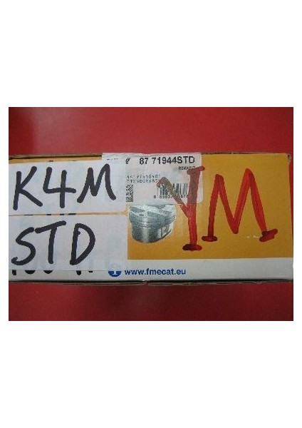 GOET8771944STD000G - Segmanlı Piston 79.5mm Std Megane Iı 1.6 16V Sedan-Fuance Megane Iıı